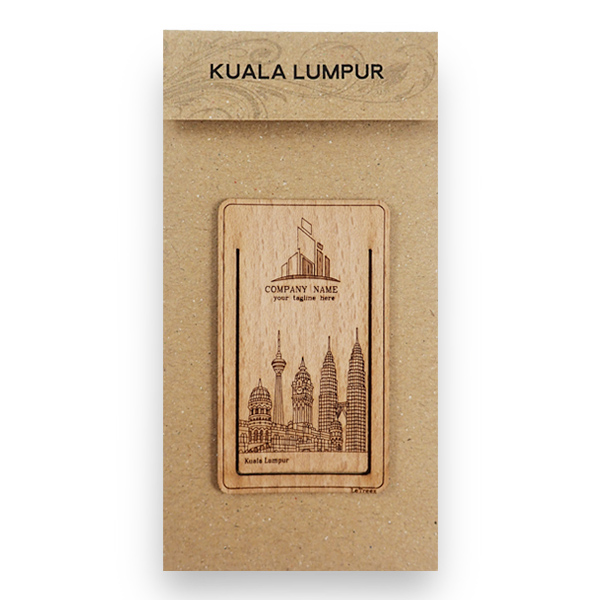 Unique Door Gift Wood Veneer Clip Bookmark BMS0011 Kuala Lumpur